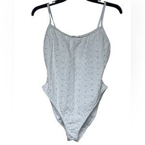 Dippin' Daisy's White Eyelet One-Piece Swimsuit